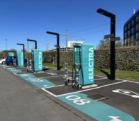 Station de recharge Electra à Bordeaux (33) // Source : Electra