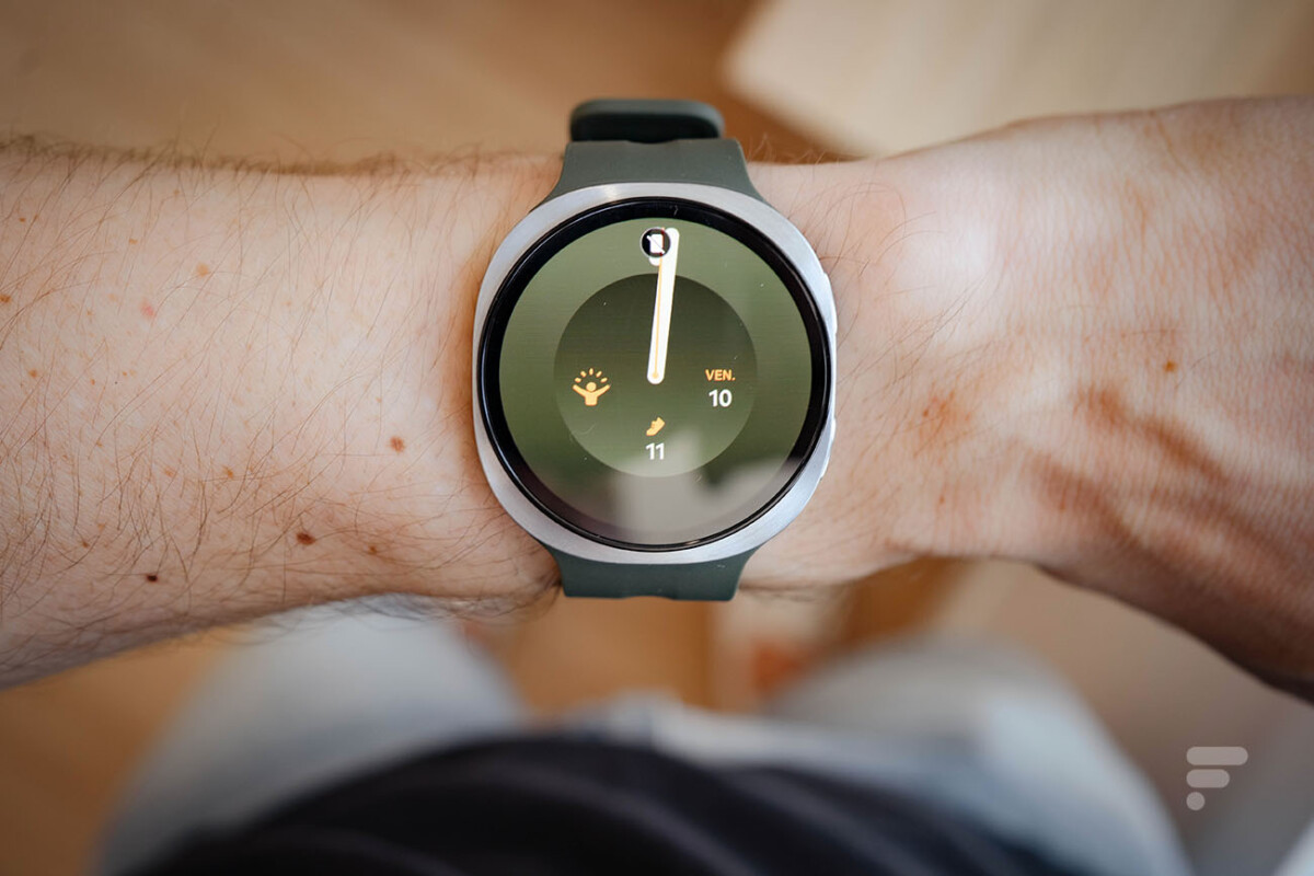 La Samsung Galaxy Watch 9 // Source : Geoffroy Husson - Frandroid La Samsung Galaxy Watch 9 // Source : Geoffroy Husson - Frandroid