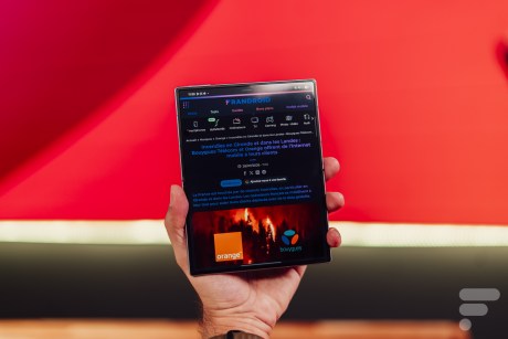 Samsung Galaxy Z Fold 8 // Source : Chloé Pertuis - Frandroid