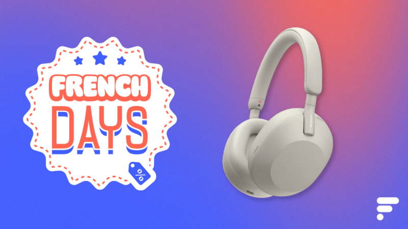 Boulanger brade le Sony WH-1000XM5 à 229 € pour les French Days, du jamais-vu