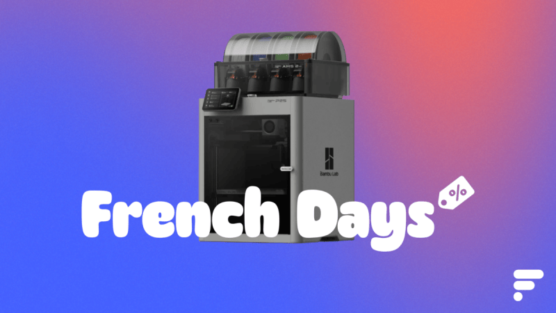 Bambu Lab P2S : cette imprimante 3D multicolore profite des French Days pour baisser de prix