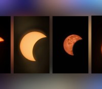 Comparaison des photos d'éclipse prises au smartphone (Samsung, Xiaomi, Oppo et Google) // Source : Frandroid