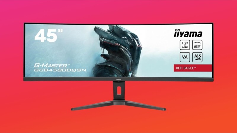 Avec son affichage 5K sur 45″ et son format 32:9, cet écran Iiyama transforme votre bureau en cockpit gaming et perd 24 %