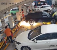 Moment EV Erupts in Flames and Explodes While Charging 0-16 screenshot