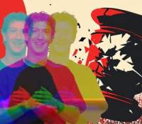 Meta et son patron, Mark Zuckerberg, face aux accusations de rendre Facebook et Instagram addictifs. // Source : Montage Frandroid