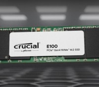 Le SSD Crucial E100.