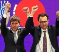 Sam Altman et Dario Amodei
