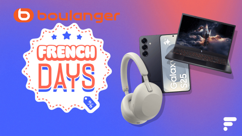 Boulanger se montre très généreux pendant les French Days : les 13 meilleures offres Tech à saisir