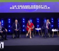 Image issue du débat en direct retransmis sur YouTube Image issue du débat en direct retransmis sur YouTube