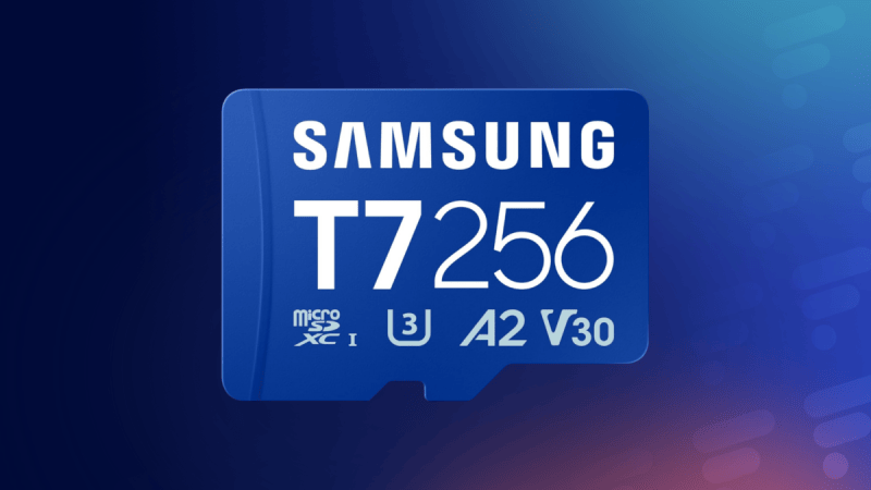 La microSD Samsung T7 de 256 Go qui favorise l’enregistrement en 4K chute à moins de 50 € sur Amazon