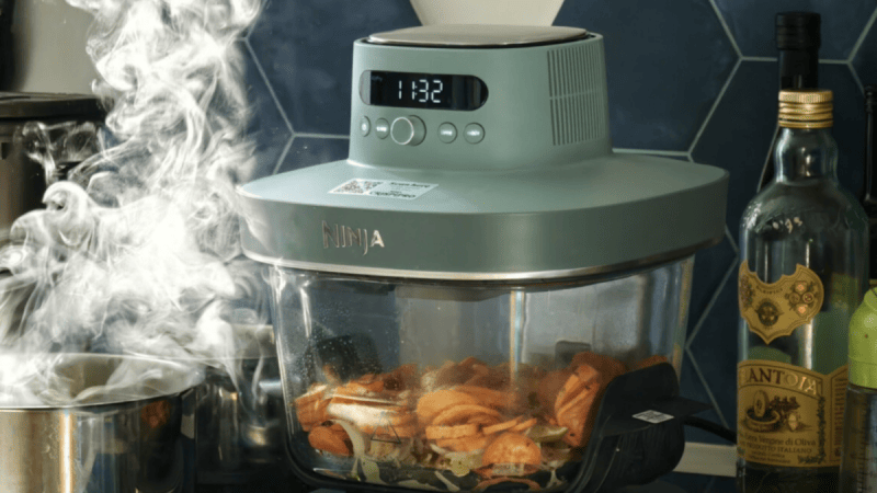 Le Ninja Crispi Pro XL et son design en verre totalement inédit perd 20 % de son prix sur Amazon