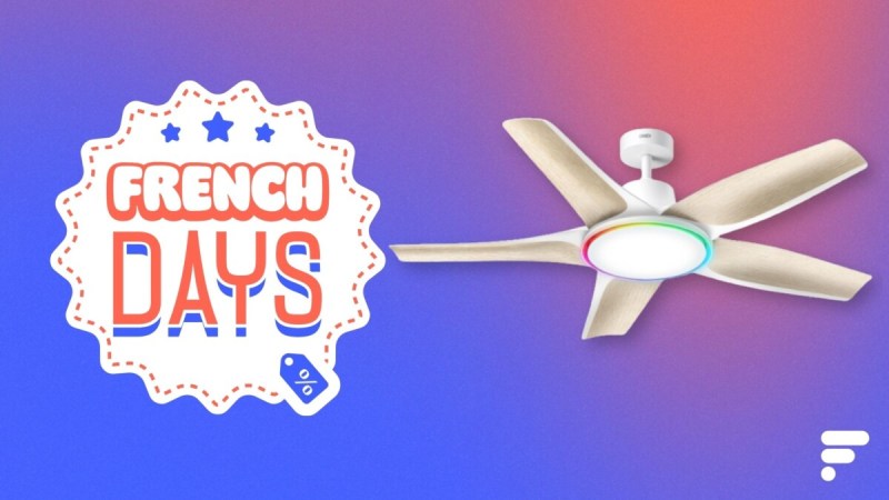 Ce ventilateur de plafond connecté rafraîchit tout un salon et chute sous les 200 € lors des French Days