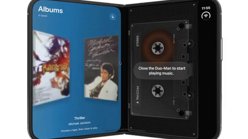Duo-Man : une application transforme l’iPhone Duo en Walkman Sony virtuel