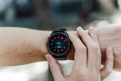 La Garmin Fenix 9 Pro // Source : Chloé Pertuis - Frandroid