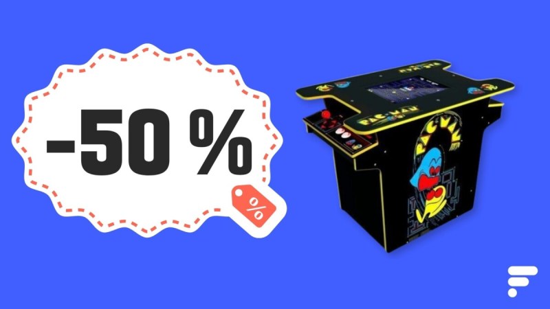 Carrefour divise par deux le prix de cette table d’arcade rétro Pac-Man pour les French Days