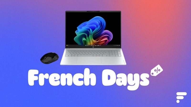 Ce laptop HP de 16″ sous Snapdragon X passe sous la barre des 485 € grâce aux French Days