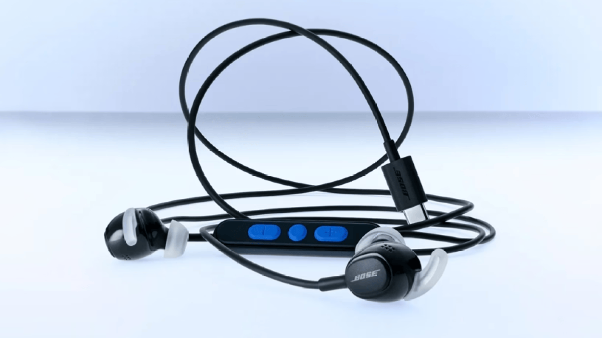 1,28 mètre de câble et zéro batterie : Bose dévoile ses nouveaux écouteurs intras avec réduction de bruit active