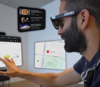 Les Xreal Aura sont des lunettes avec écran qui tournent sur Android XR. // Source : Photo et montage Frandroid (captures d'écran Google)