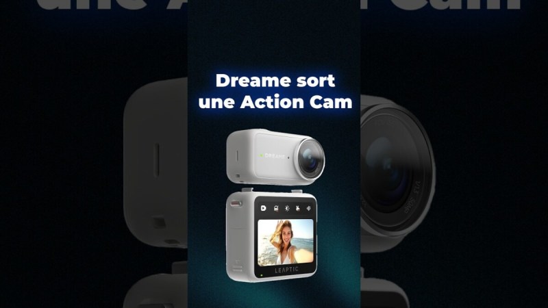 Dreame sort une Action Cam mini-magnétique