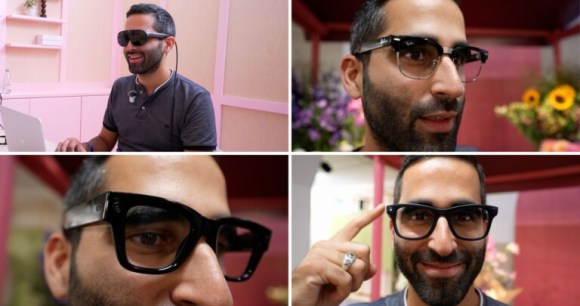 Les quatres modèles de lunettes connectées de la Meta Connect 2026 // Source : Frandroid Les quatres modèles de lunettes connectées de la Meta Connect 2026 // Source : Frandroid