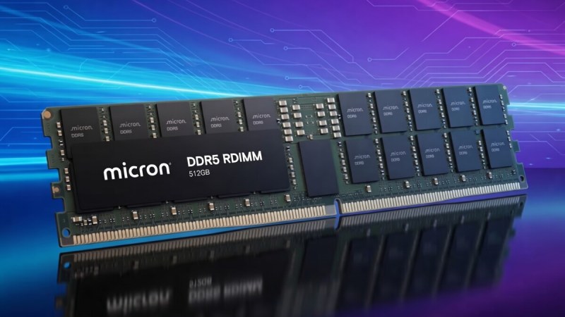 Micron dévoile la première barrette de RAM DDR5 de 512 Go au monde, pensée pour l’IA