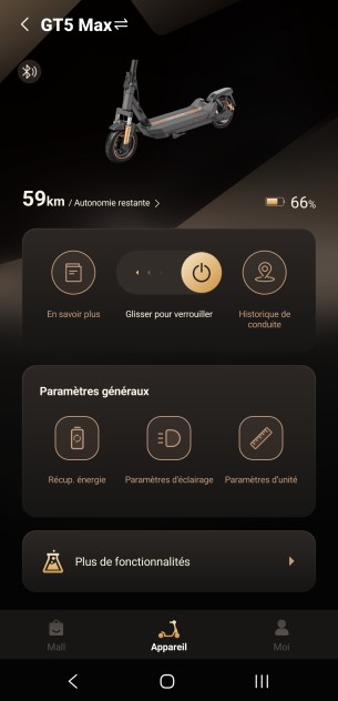 Navee GT5 Max appli 2