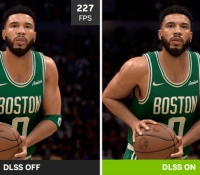 Nvidia DLSS 5 NBA 2K7 comparaison