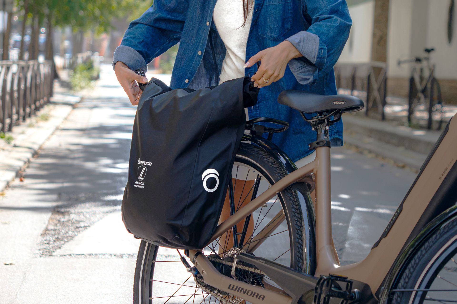 Overade Loxi 15 L sacoche antivol vélo