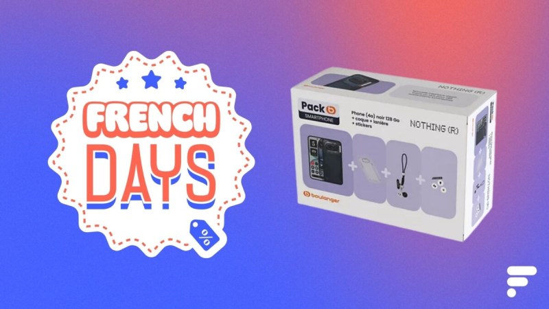 Ce pack Nothing Phone (4a) avec coque, lanière et stickers chute à moins de 400 € pour les French Days