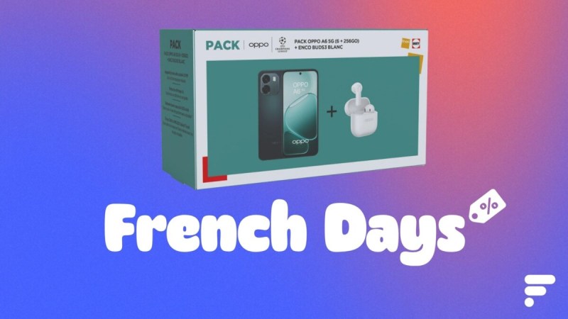 Darty met en boîte l’Oppo A6 et les Enco Buds 3 avec 50 € de moins pour la fin des French Days