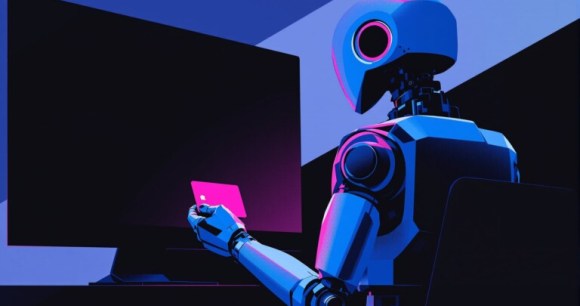 Revolut Paiement CB écran Robot pochoir Frandroid