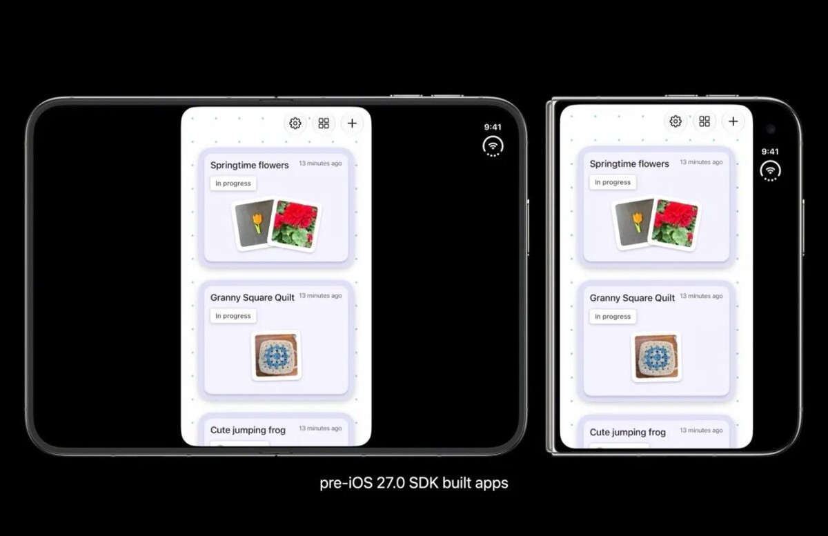 App non-optimisée pour iOS 27 App non-optimisée pour iOS 27
