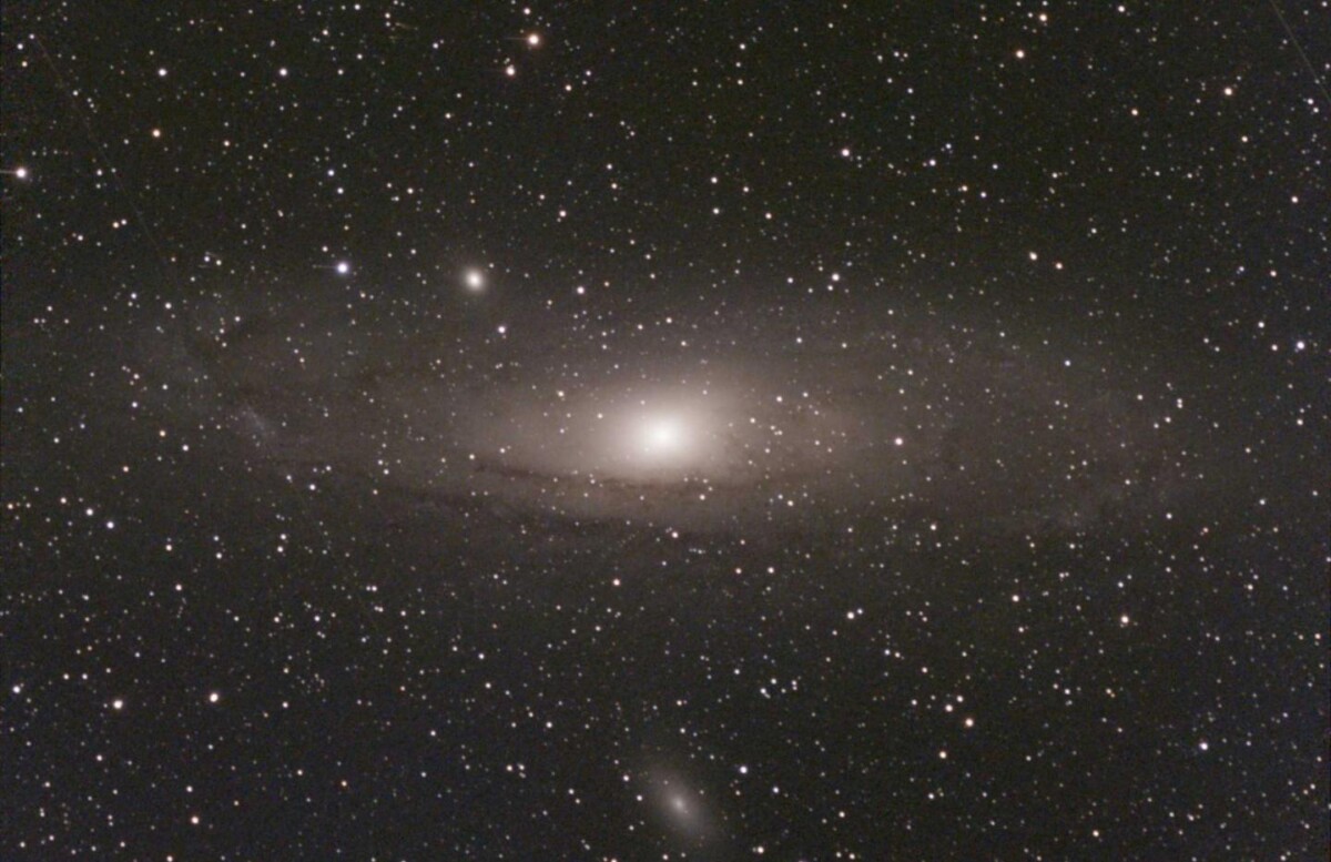 La galaxie d'Andromède - brute