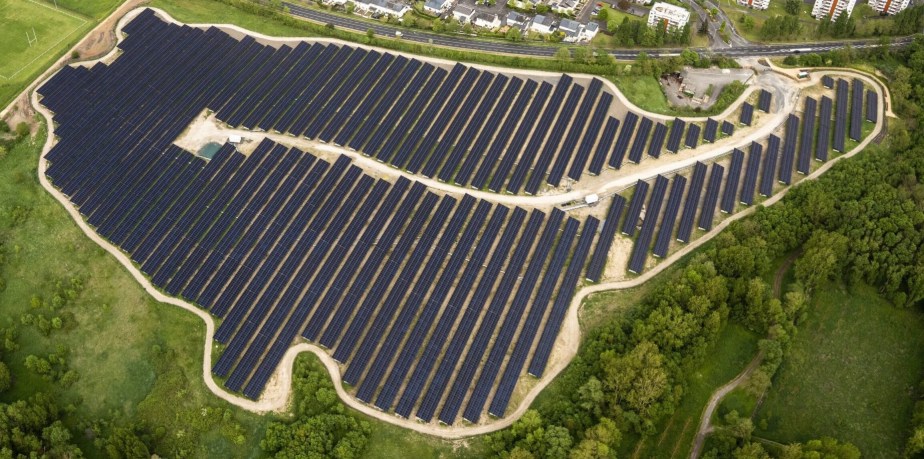 Centrale solaire à Saumur. // Crédits : EDF Power Solutions