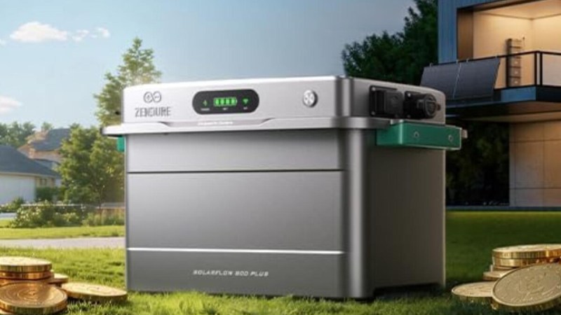 Zendure brade sa centrale solaire de balcon SolarFlow 800 Plus, batterie LFP extensible incluse