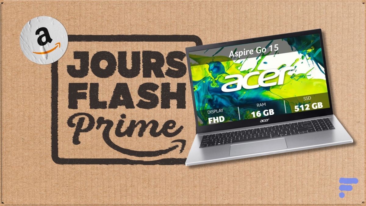 Les Jours Flash Prime d’Amazon permettent à ce laptop Acer sous Ryzen 5 de passer sous les 550 €