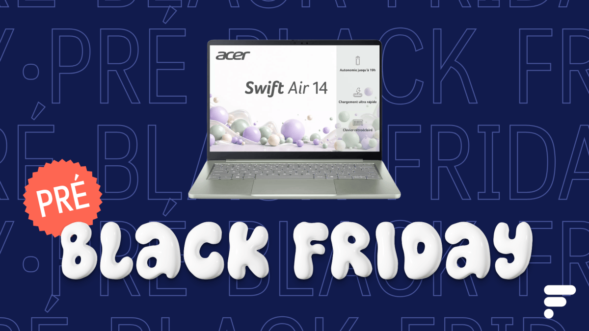 Acer Swift Air 14 : l’alternative au MacBook Neo perd 300 € pour le Black Friday