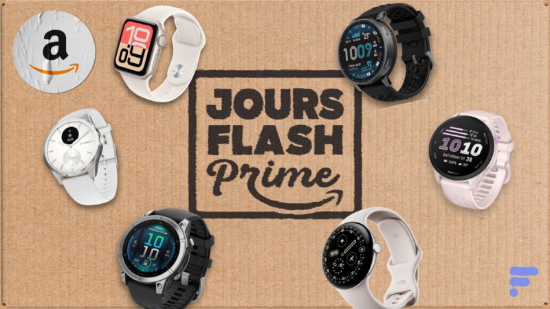 Garmin, Apple, Withings, Google : les meilleures montres connectées sont en promo pour les Jours Flash Prime d’Amazon