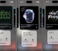 Potentielle interface Apple Music avec le retour de Cover Flow // Source : u/Saurav-Poudel