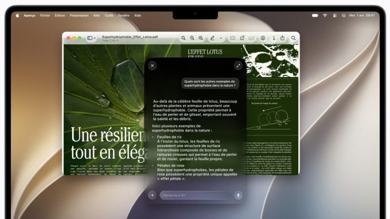 Siri AI arrive en français sur Mac, même dans l’Union européenne