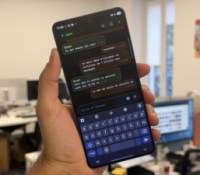 Bitchat sur un smartphone Android // Source : Frandroid