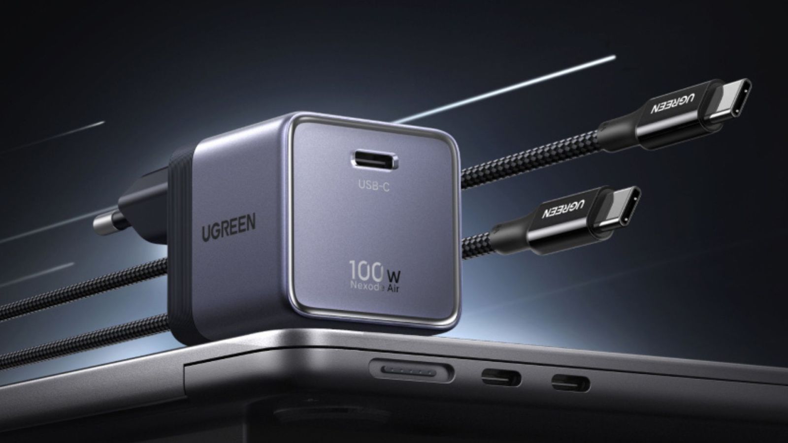 تخفيضات كبيرة على شاحن Ugreen 100W، مناسب للماك بوك برو