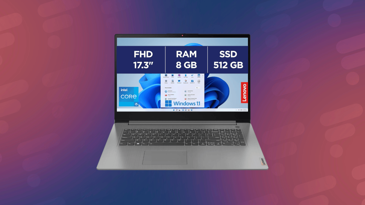 Amazon brade ce grand laptop Lenovo de 17 pouces équipé de l’Intel Core i5...