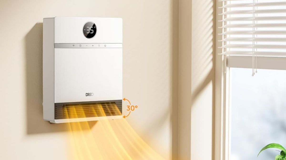 Alors que les températures baissent, ce chauffage mural connecté de 2 000 W passe sous les 110 €