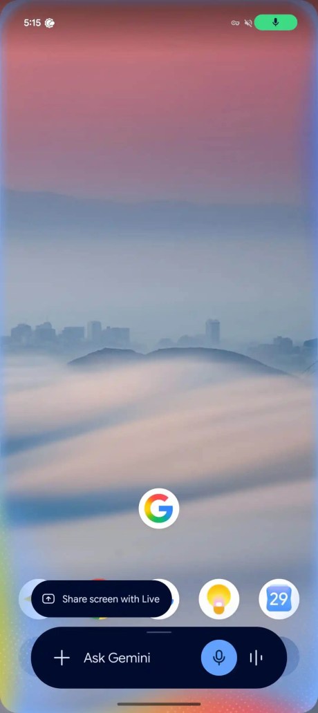 Interface Google Gemini sur smartphone // Source : 9to5Google
