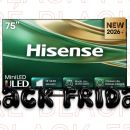 899 €, c&rsquo;est le super prix du Black Friday pour ce TV Hisense Mini LED de 75 pouces rafraîchi à 144 Hz