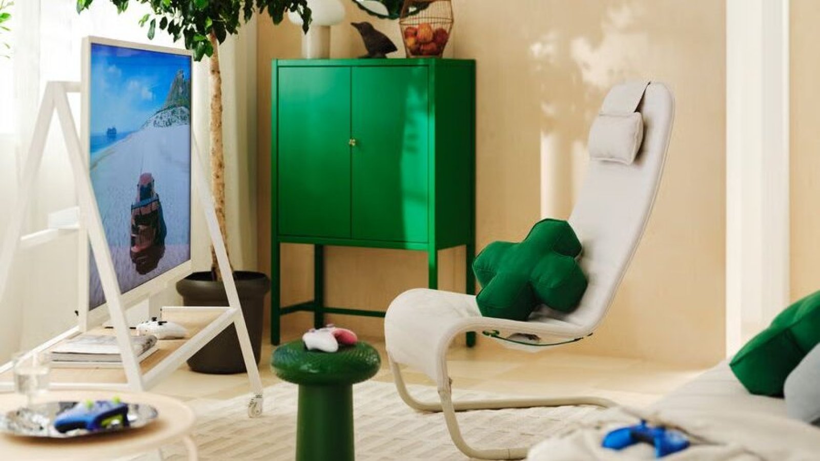 Le tabouret joystick issu de la collab Xbox/Ikea est arrivé en magasin