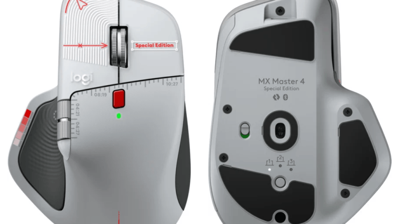 Logitech prépare une MX Master 4 Special Edition, et seul le look change