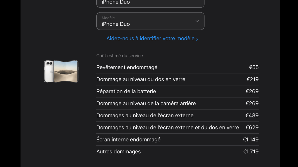 iPhone Duo : changer l’écran pliable coûte plus cher qu’un iPhone 17 neuf