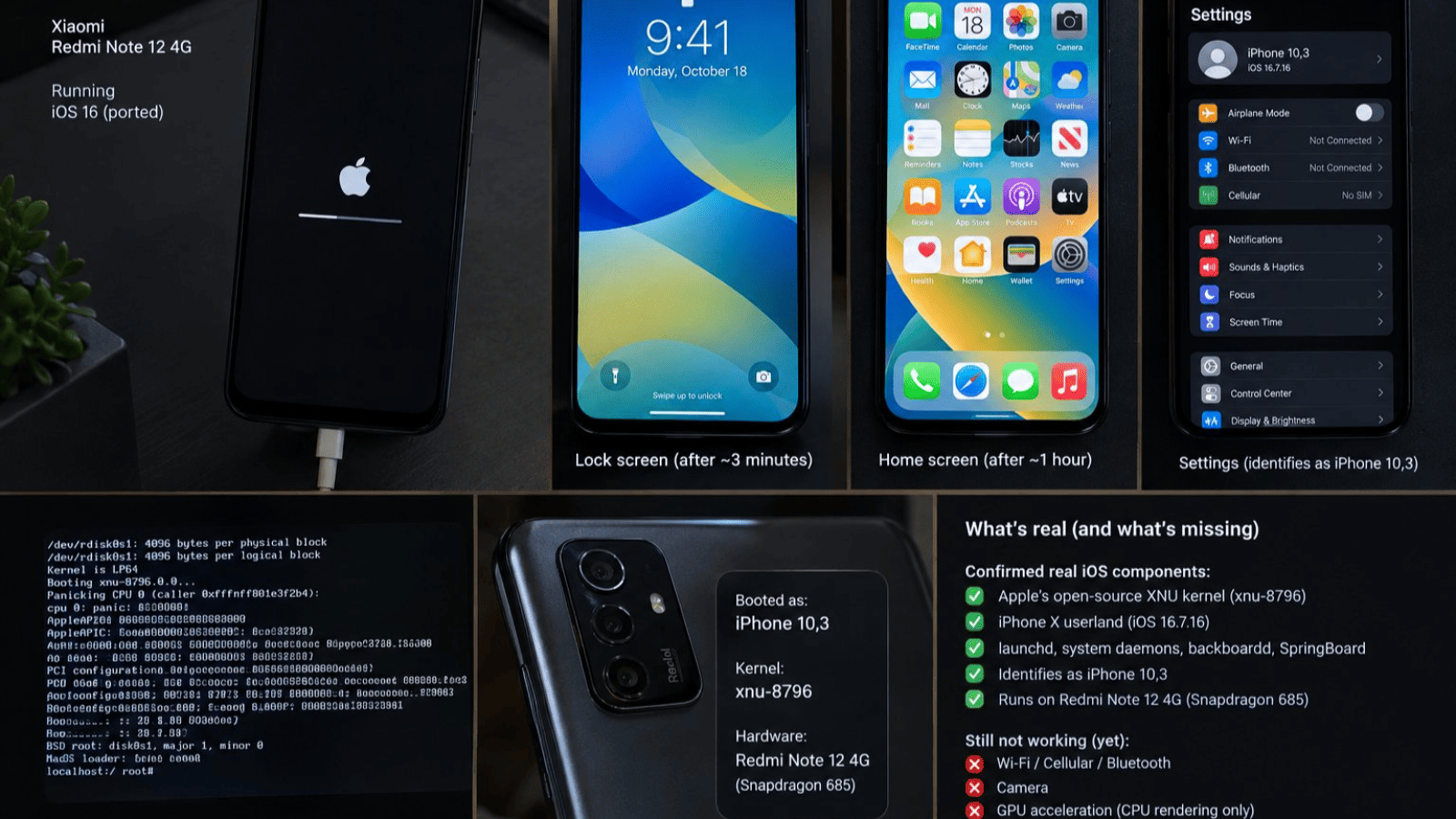Un développeur fait tourner iOS sur un smartphone Android